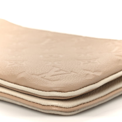 Louis Vuitton Empreinte Double Zip Pochette Beige Rose Creme Beige Rose Creme 12 of 12