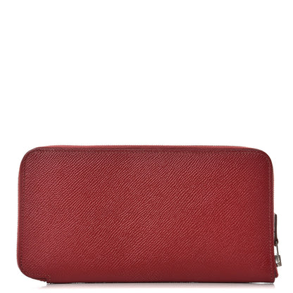 Hermes Epsom Silk'In Wallet Rouge Grenat Rose Eglantine 1 of 7