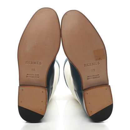 Hermes Box Canvas Kelly Jumping Boots 36 Colvert 5 of 6