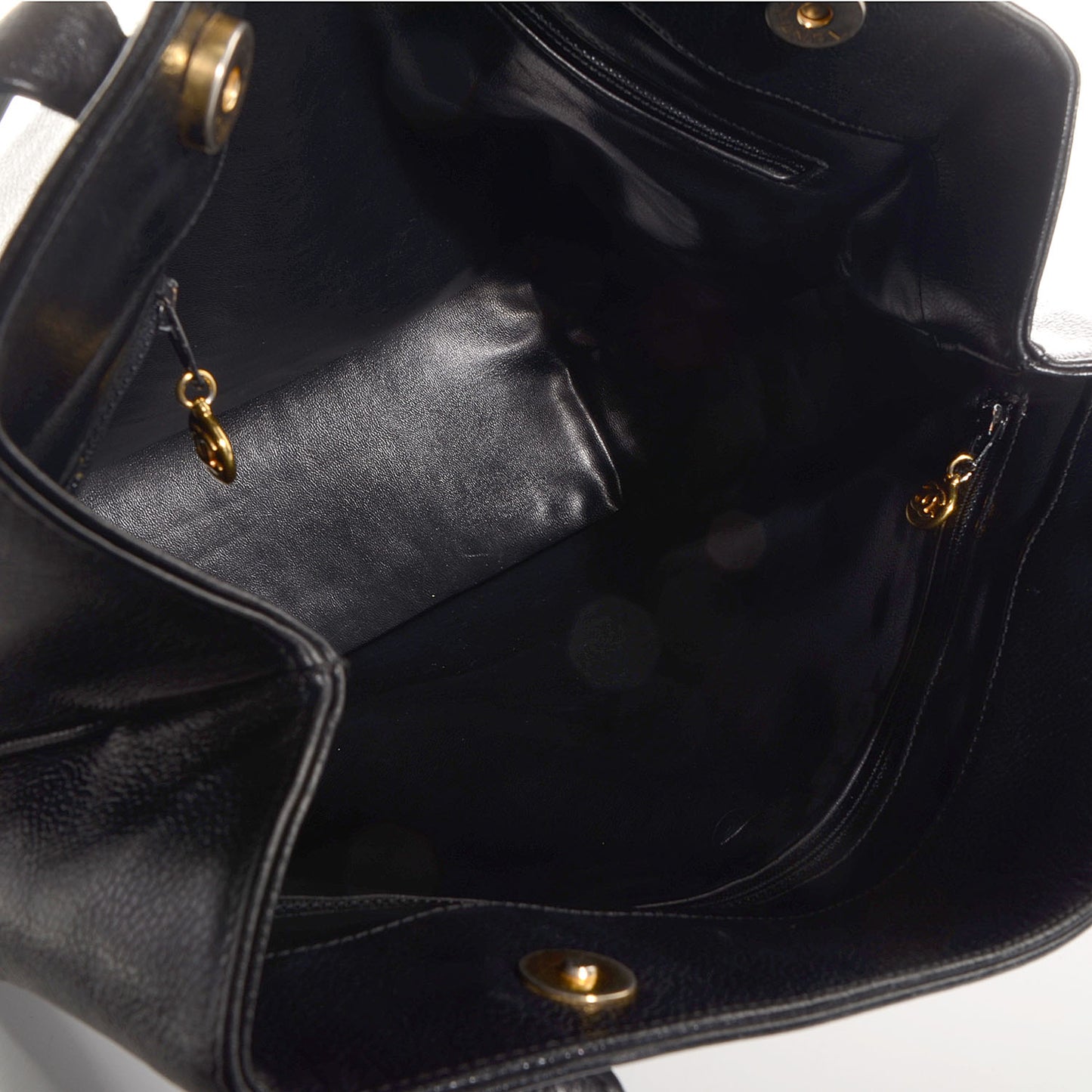 Caviar CC Shoulder Bag Black