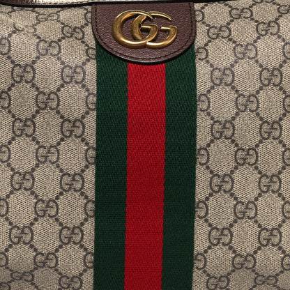 Gucci GG Supreme Monogram Web Small Ophidia Half Moon Hobo Brown 8 of 10