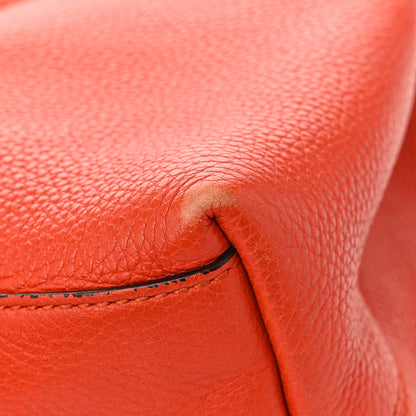 Gucci Pebbled Calfskin Medium Soho Chain Shoulder Bag Sun Orange 11 of 11