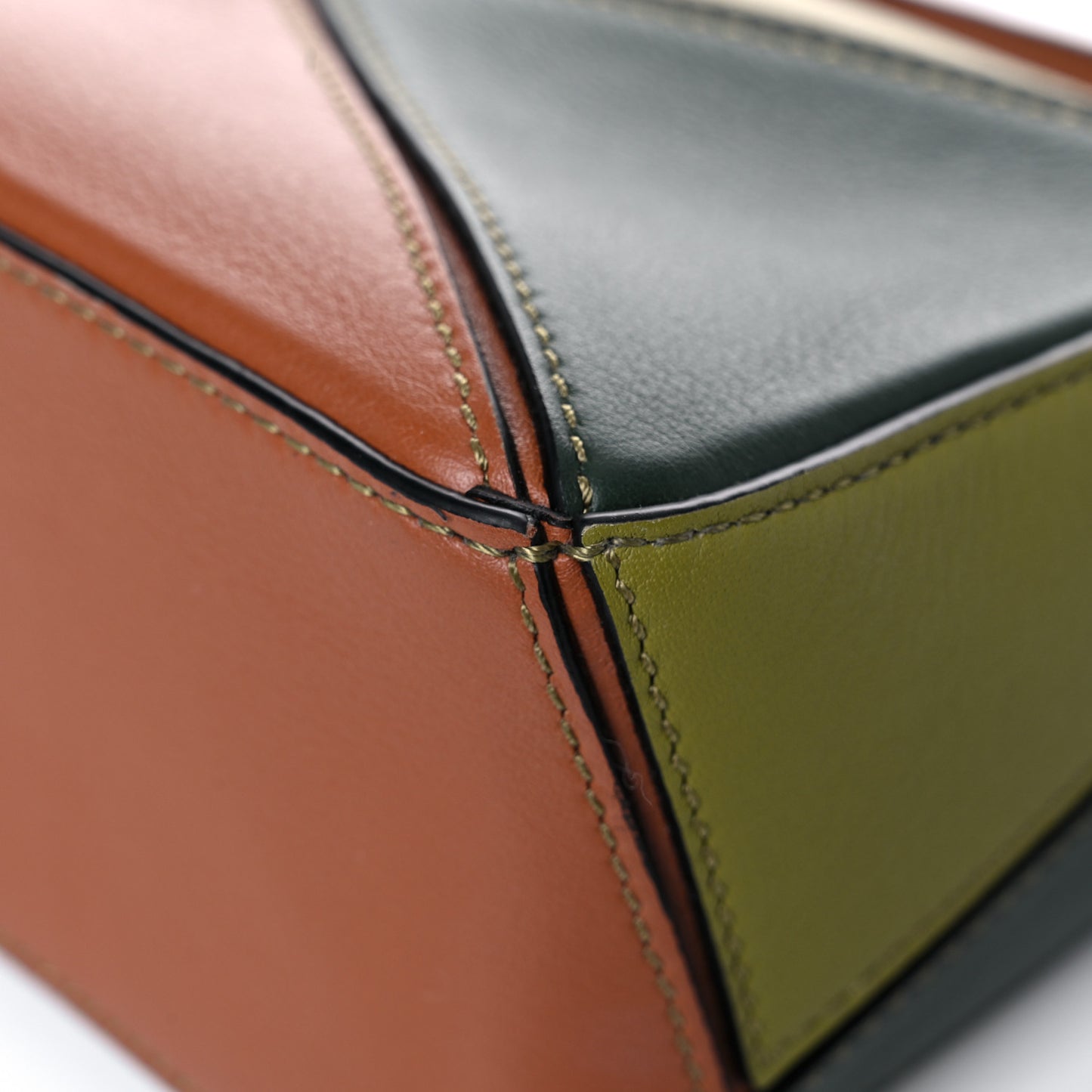 Calfskin Mini Puzzle Bag Kiwi
