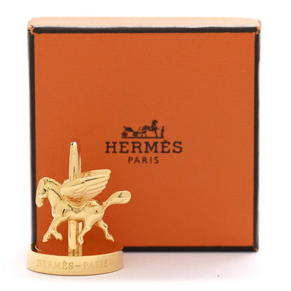 Hermes Permabrass Pegasus Merry-Go-Round Cadena Gold 4 of 4
