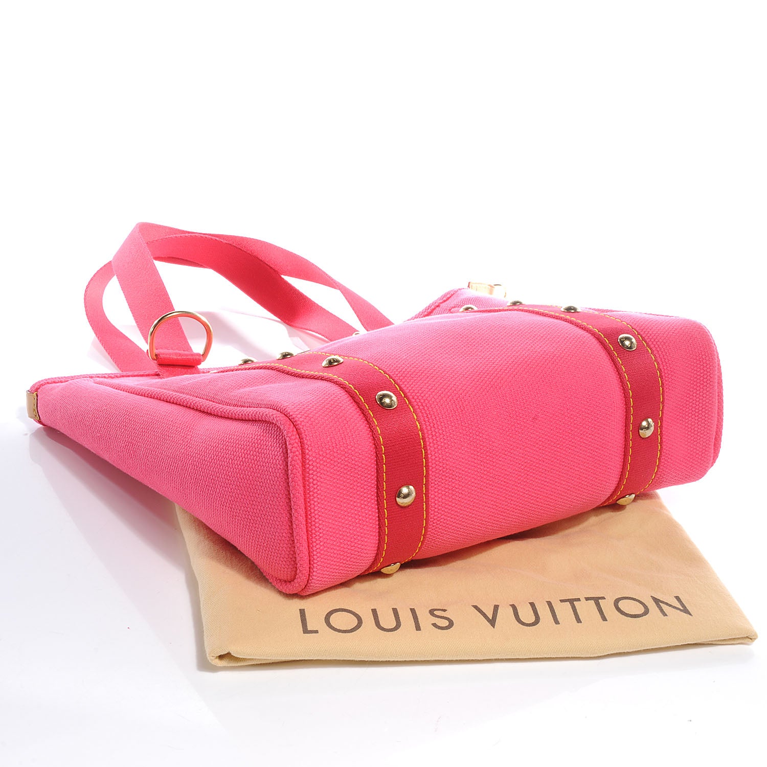 Louis Vuitton Toile Antigua Cabas MM Pink 4 of 8