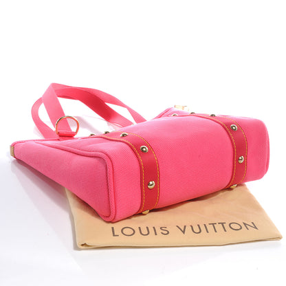 Louis Vuitton Toile Antigua Cabas MM Pink 4 of 8