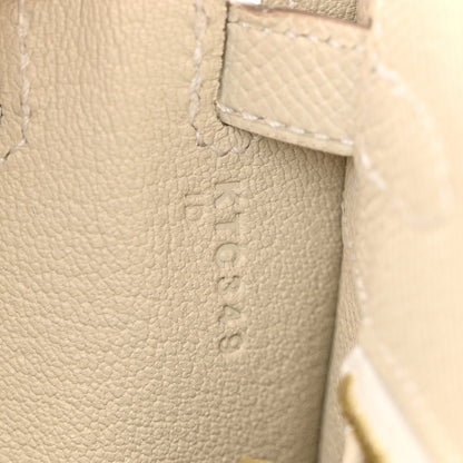 Hermes Epsom Kelly Sellier 25 Craie 7 of 11
