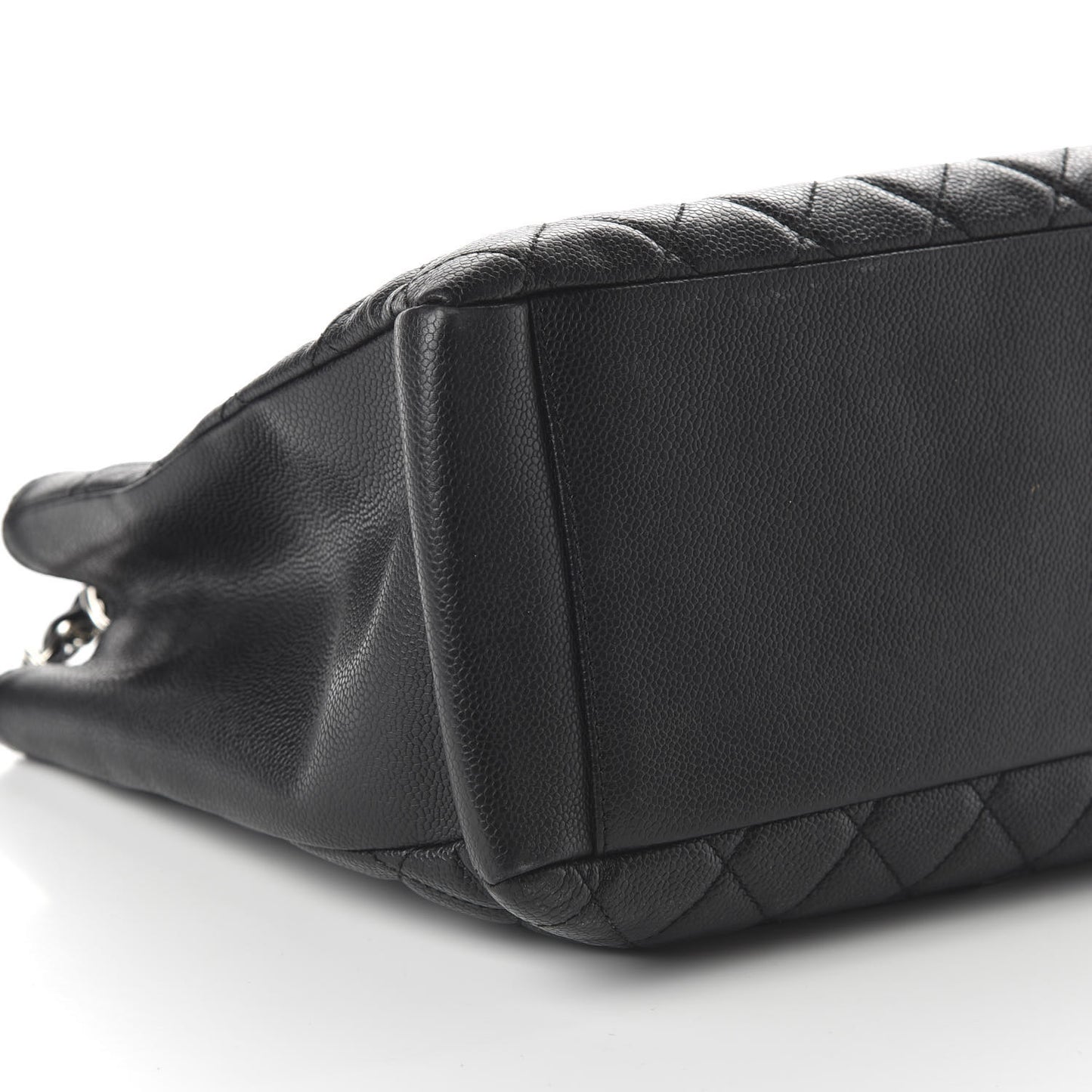 Caviar Quilted Grand Shopping Tote GST Black