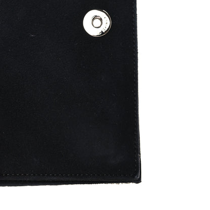 Chanel Crystal Quilted Clutch Silver 10 of 12