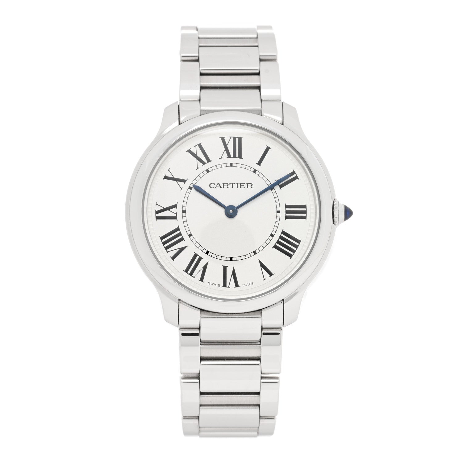 Cartier Stainless Steel 36mm Ronde Must de Cartier Quartz Watch 1 of 5