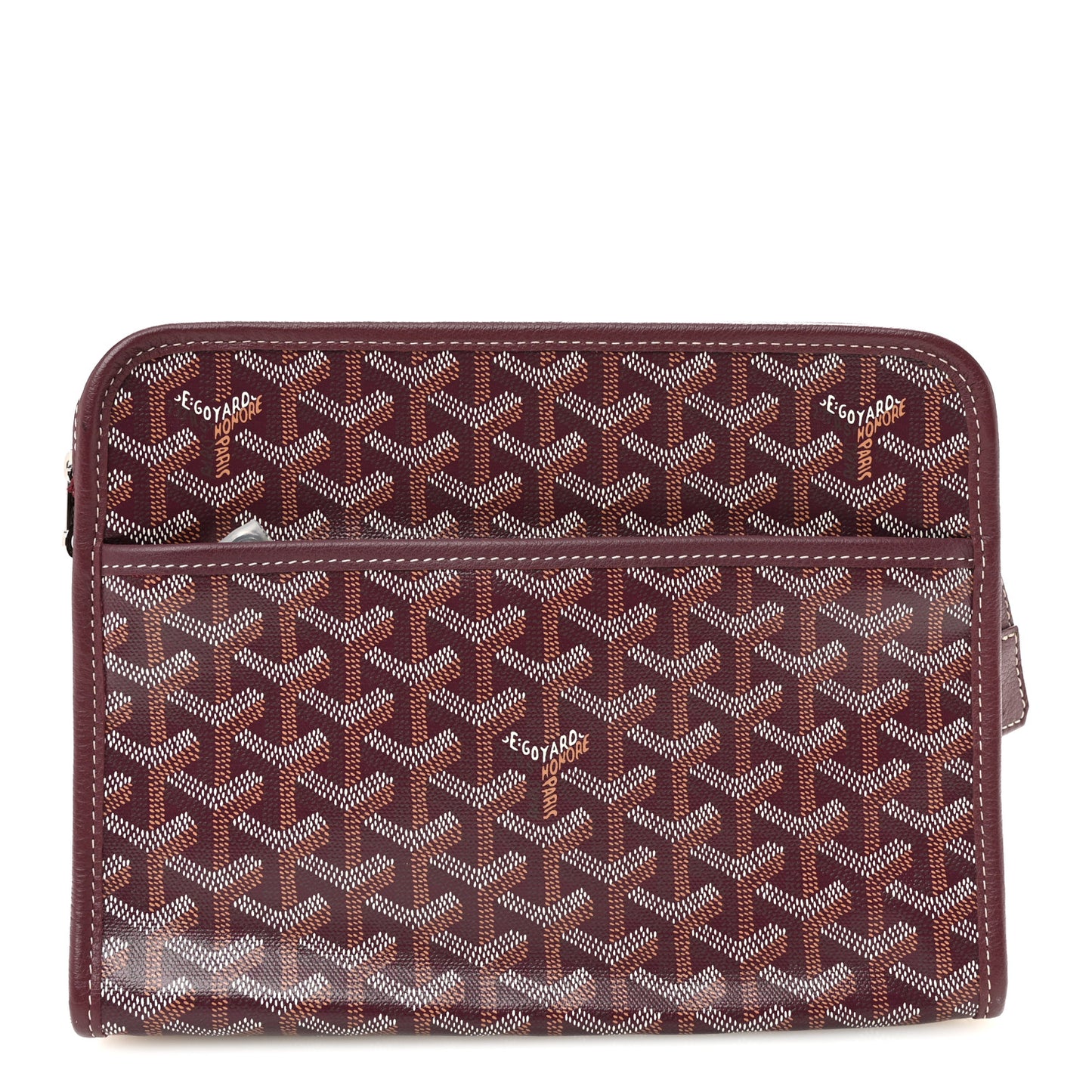 Goyardine Jouvence GM Toiletry Pouch Burgundy