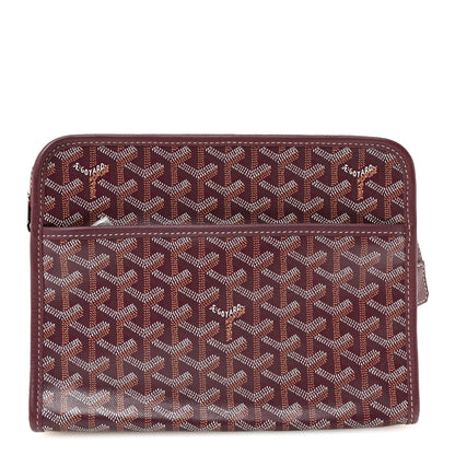 Goyard Goyardine Jouvence GM Toiletry Pouch Burgundy 1 of 8
