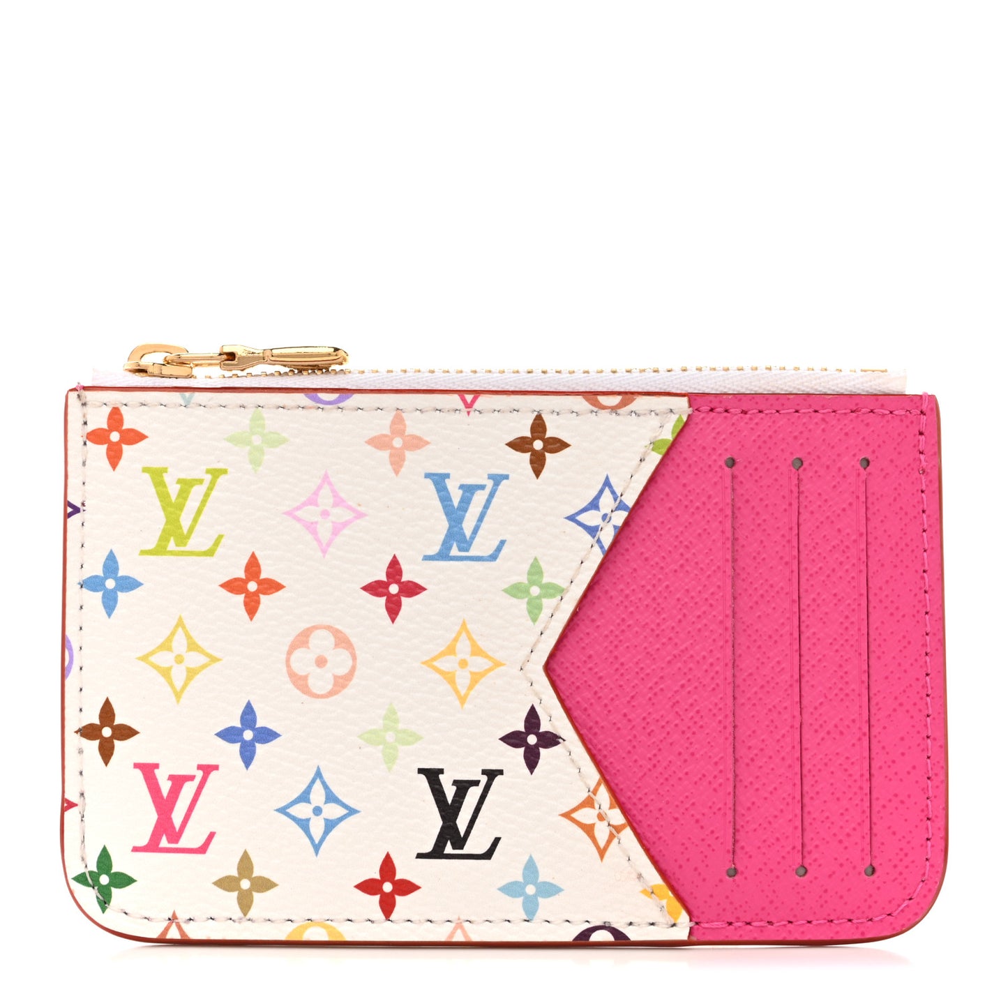 LV X TM Monogram Romy Card Holder Kawaii Pink