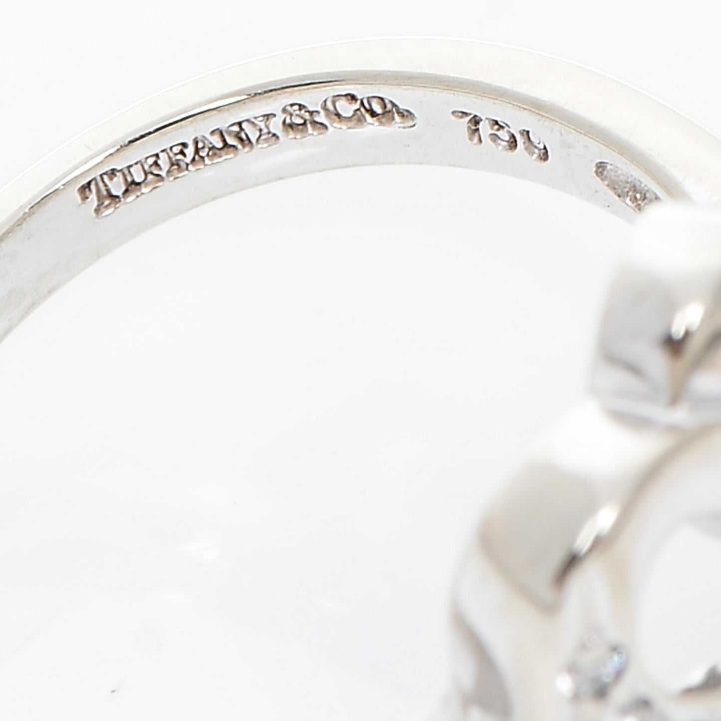 18K White Gold Diamond Paloma Picasso Loving Heart Ring 5