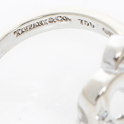 Tiffany 18K White Gold Diamond Paloma Picasso Loving Heart Ring 5 5 of 6