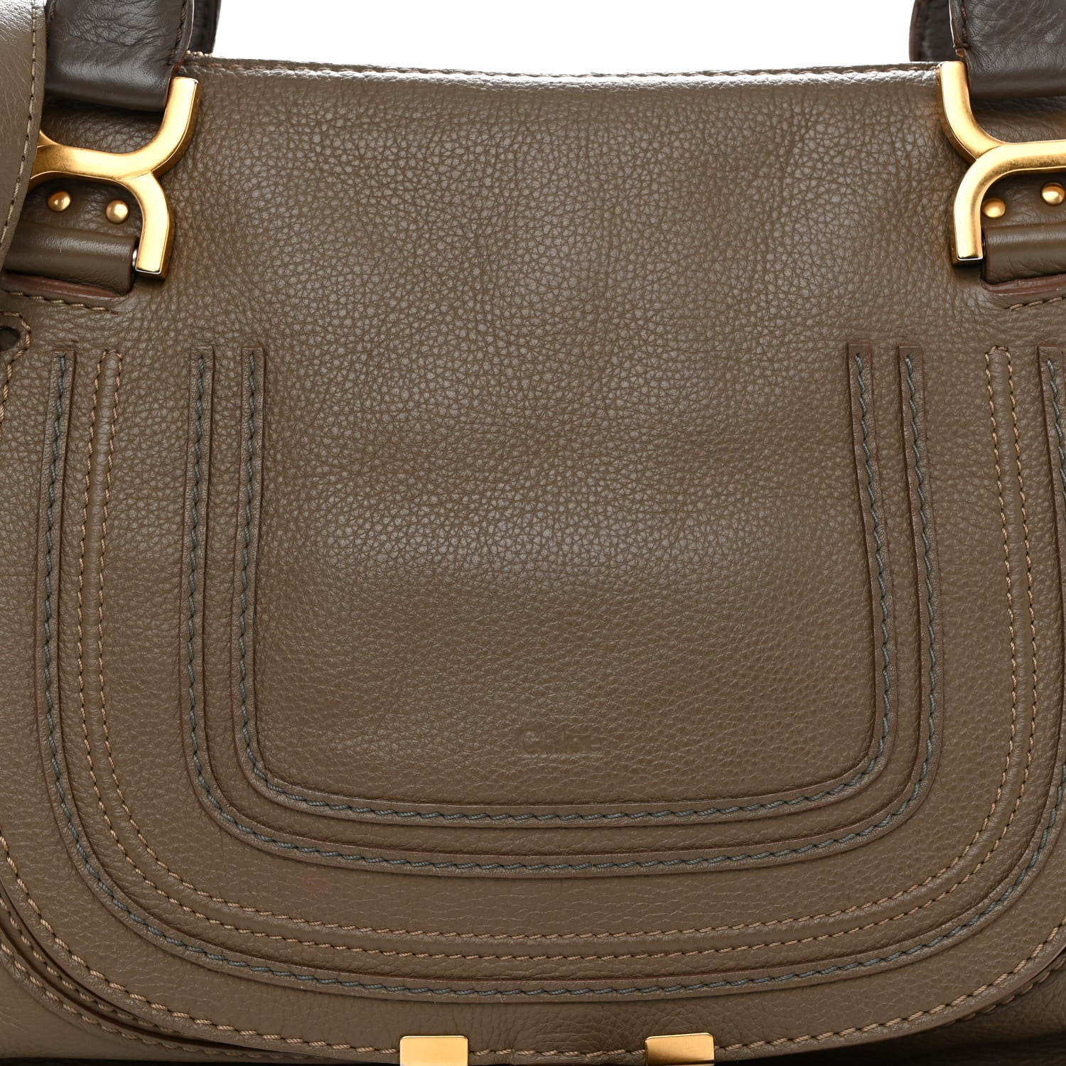 Chloe Calfskin Medium Marcie Satchel Anchor Grey 8 of 11