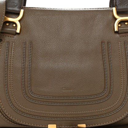 Chloe Calfskin Medium Marcie Satchel Anchor Grey 8 of 11