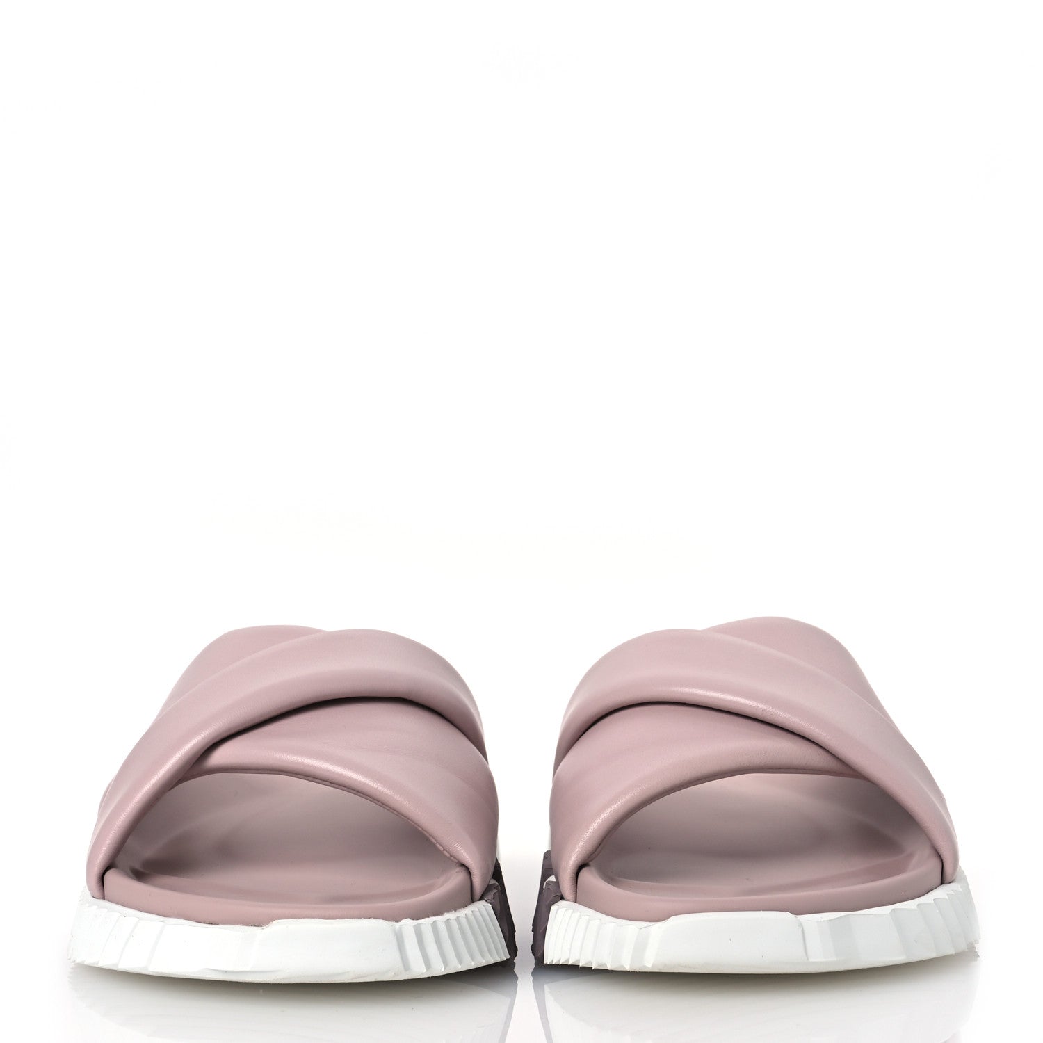 Hermes Nappa Womens Infra Sandals 37 Rose Porcelaine 3 of 11