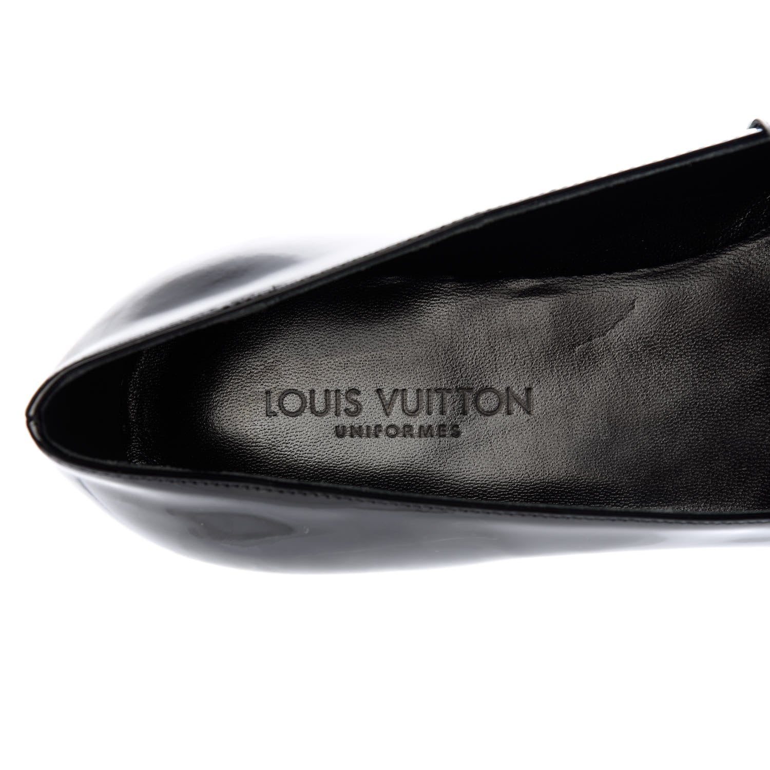 Louis Vuitton Patent Uniformes Ballet Flats 37.5 Black 8 of 10