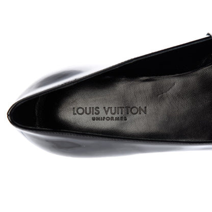 Louis Vuitton Patent Uniformes Ballet Flats 37.5 Black 8 of 10