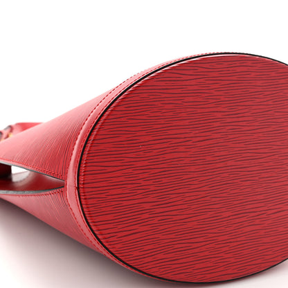 Louis Vuitton Epi Cluny Castillan Red 8 of 9