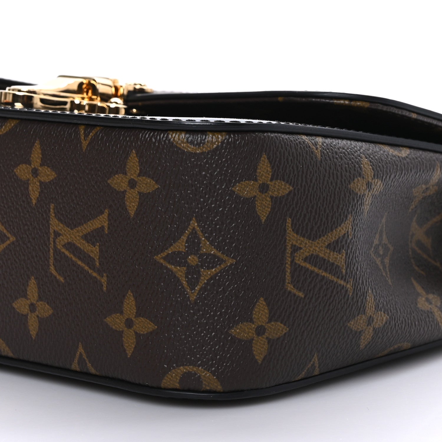 Louis Vuitton Patent Calfskin Monogram Cherrywood BB Black 8 of 8
