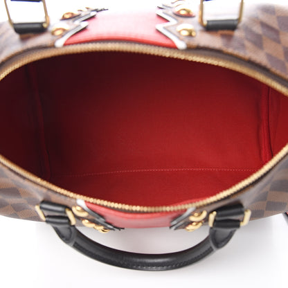 Louis Vuitton Damier Ebene Karakoram Speedy Bandouliere 30 5 of 11