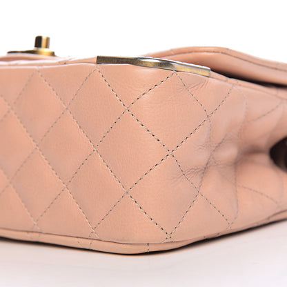 Chanel Calfskin Quilted Mini Rock The Corner Flap Pink 12 of 13