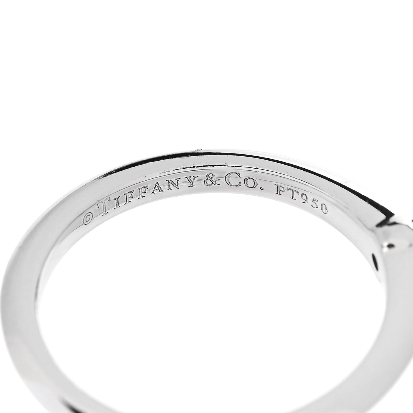 Platinum Diamond .24ct Solitaire Engagement Ring 53 6.5