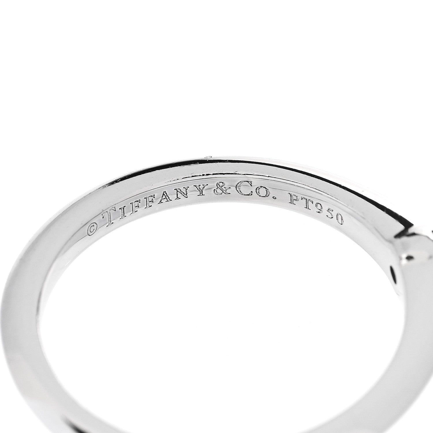 Tiffany Platinum Diamond .24ct Solitaire Engagement Ring 53 6.5 4 of 6