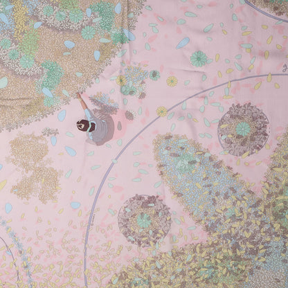 Hermes Silk Offrandes D'Un Jour Scarf 90 1 of 6