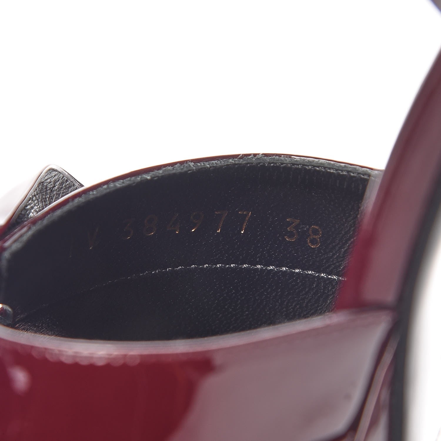 Saint Laurent Vitello Vernice Soft Candy 80 Platform Sandals 38 Rouge Legion 8 of 9