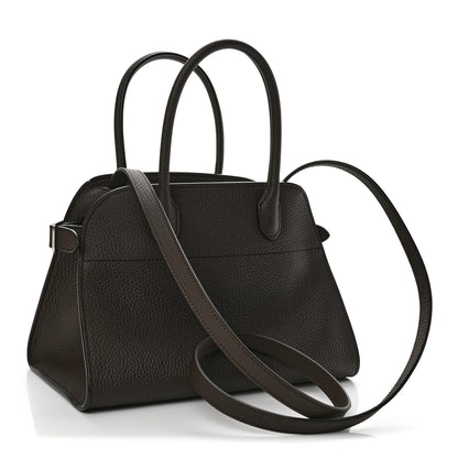 The Row Grained Calfskin Soft Margaux 10 Bag Deep Brown 3 of 10