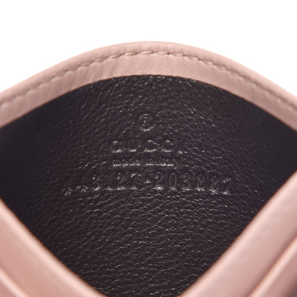 Gucci Calfskin Matelasse GG Marmont Card Holder Perfect Pink 12 of 14