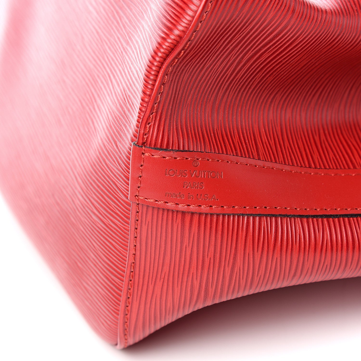Louis Vuitton Epi Petit Noe Castillan Red 5 of 9