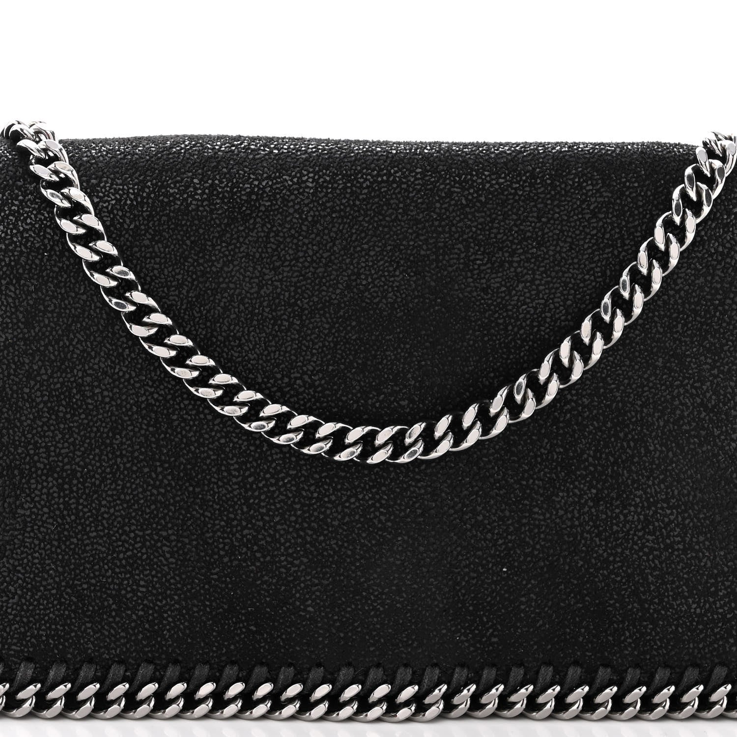 Stella McCartney Shaggy Deer Falabella Crossbody Bag Black 7 of 9