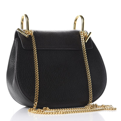 Chloe Grained Lambskin Mini Drew Shoulder Bag Black 2 of 8