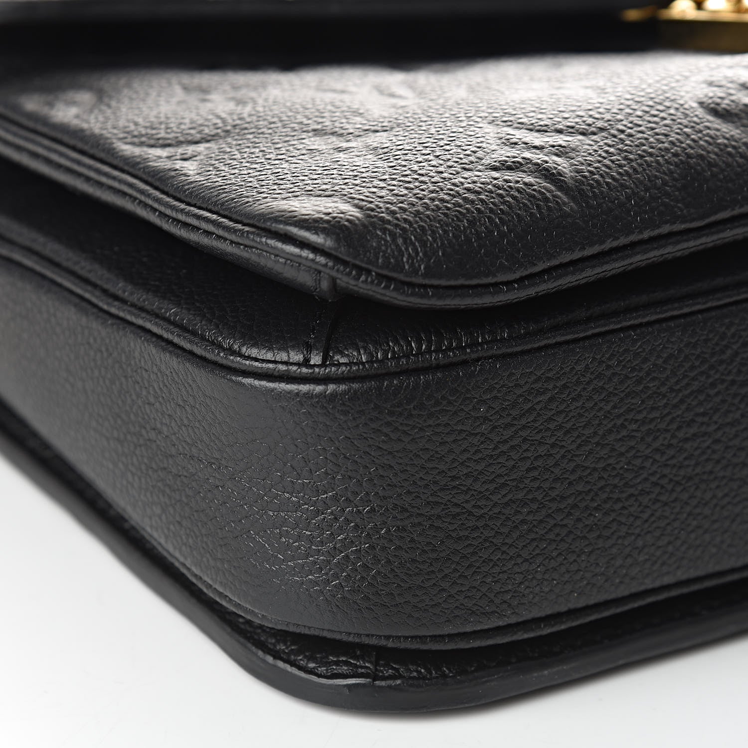 Louis Vuitton Empreinte Pochette Metis Black 8 of 10