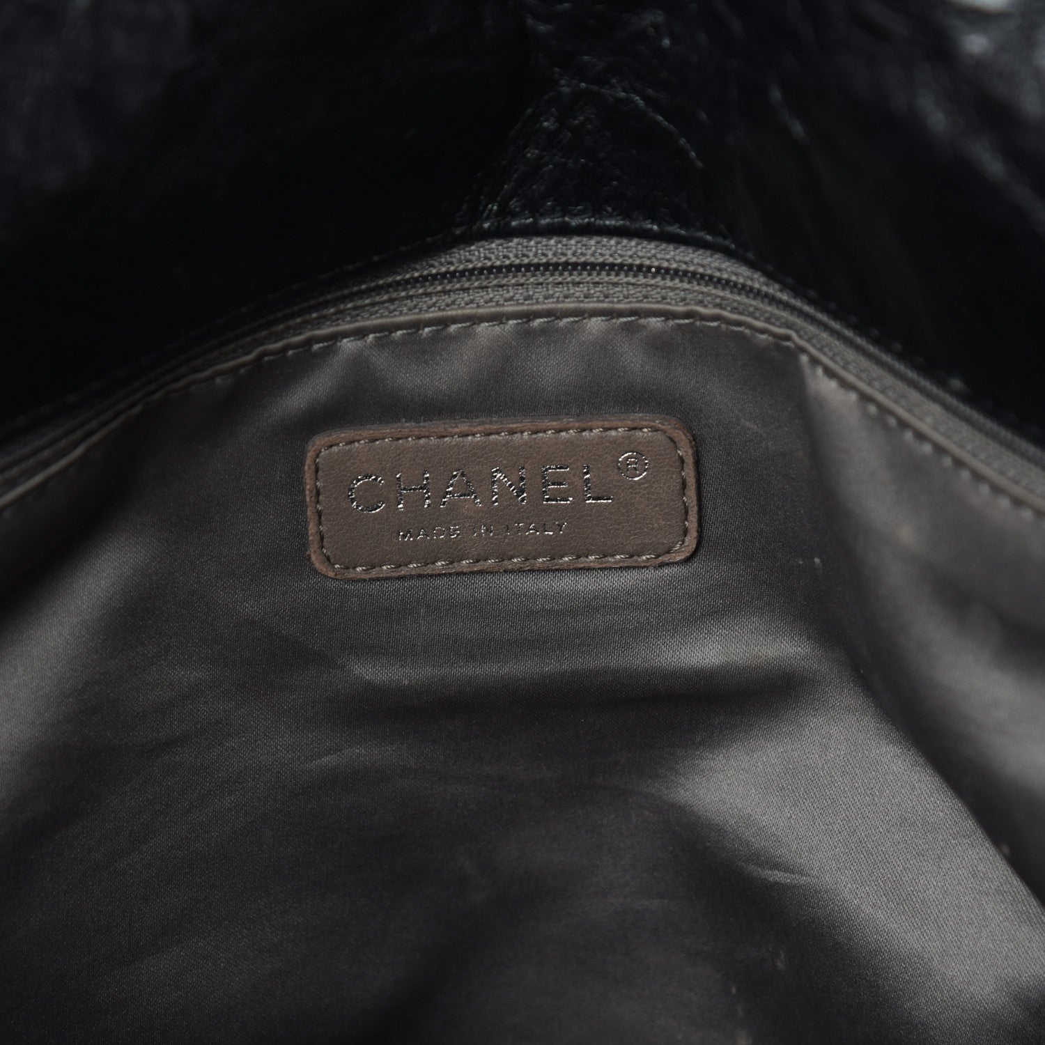Chanel Glazed Calfskin Twisted Maxi Flap Black 7 of 11