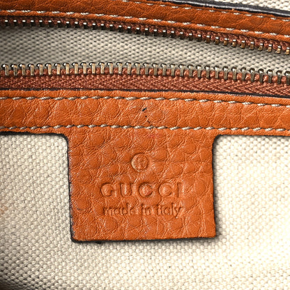 Gucci Calfskin Vintage Web Medium Boston Tobacco 6 of 11