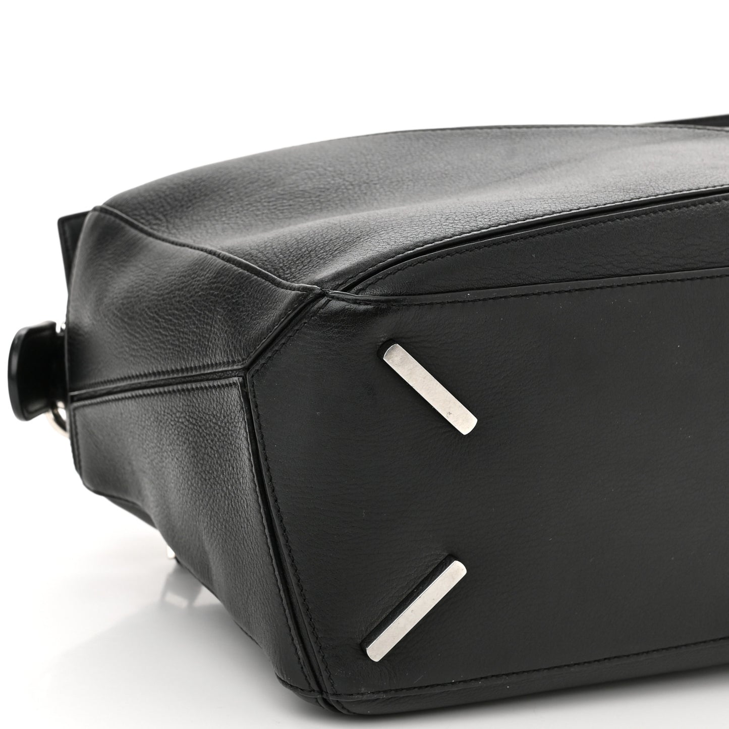 Calfskin Medium Puzzle Bag Black