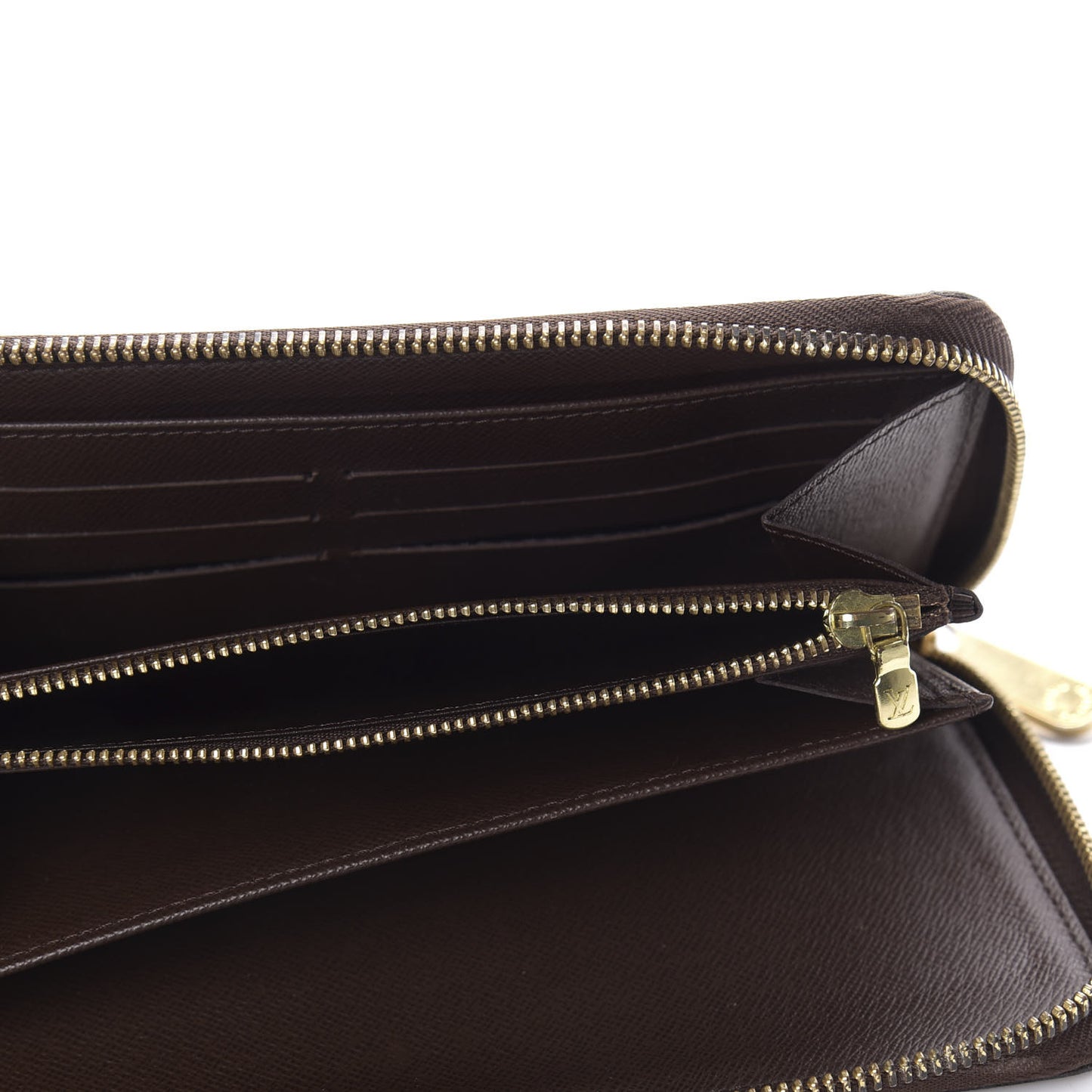 Damier Ebene Zippy Organizer Wallet