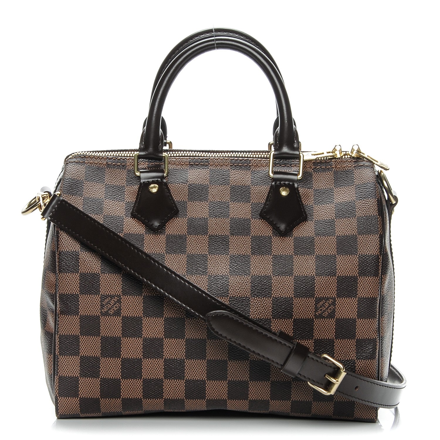 Louis Vuitton Damier Ebene Speedy Bandouliere 25 1 of 15