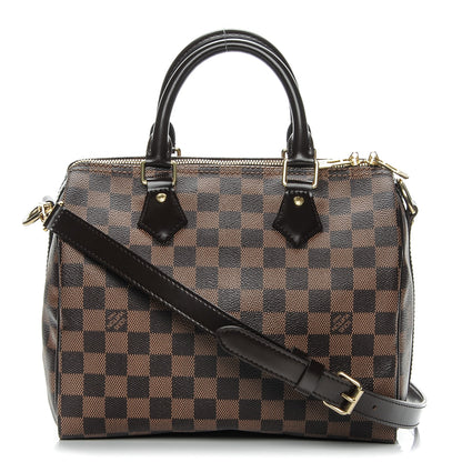 Louis Vuitton Damier Ebene Speedy Bandouliere 25 1 of 15