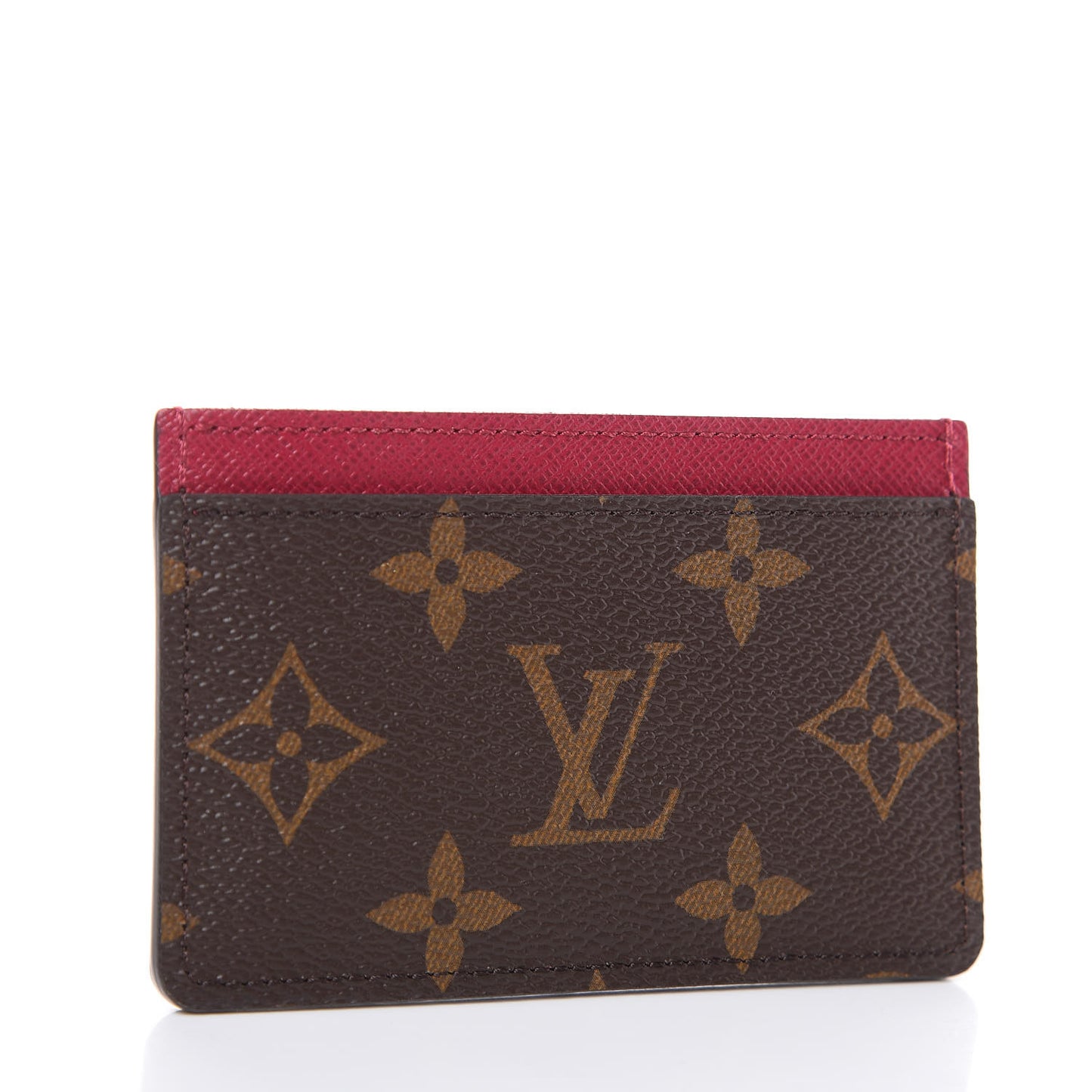Monogram Card Holder Fuchsia