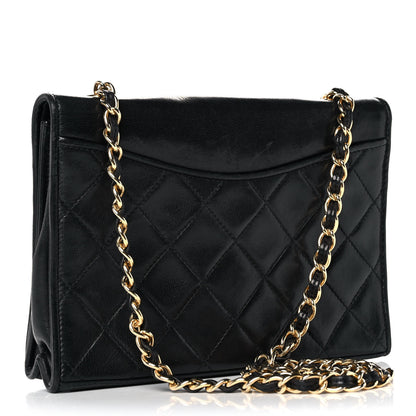Chanel Lambskin Quilted Mini Flap Black 2 of 9