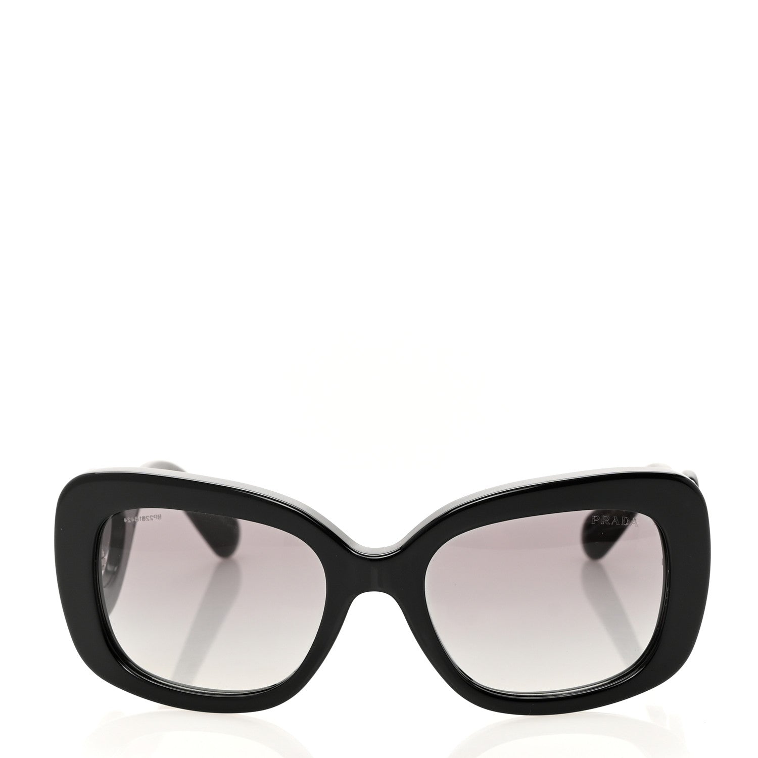 Prada Acetate Baroque Sunglasses SPR 27O Black 2 of 7