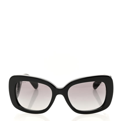 Prada Acetate Baroque Sunglasses SPR 27O Black 2 of 7