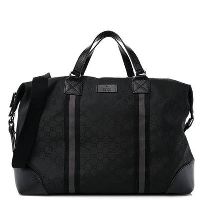 Gucci Nylon Monogram XL Duffle Bag Black 1 of 14