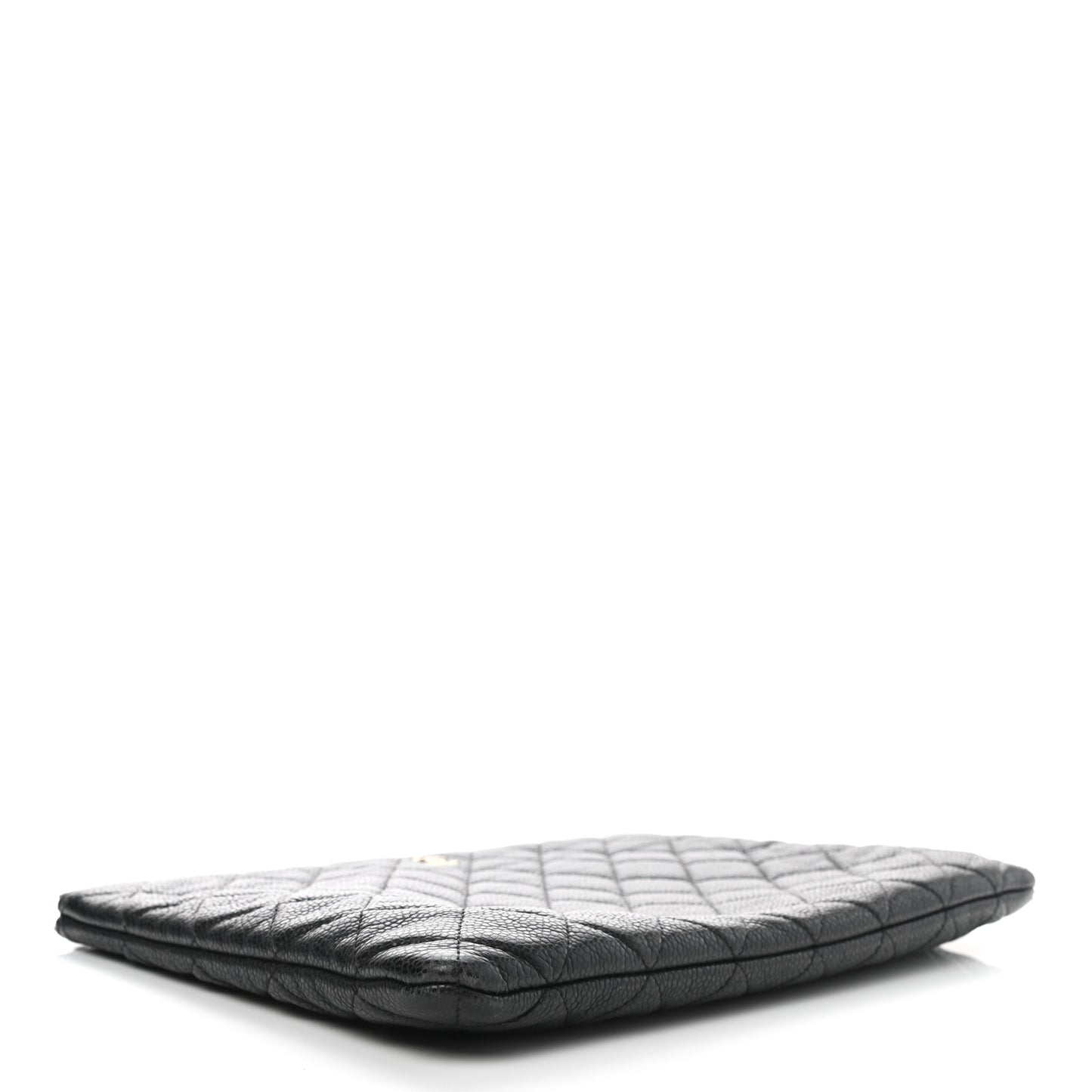 Caviar Quilted Medium Cosmetic Case Black